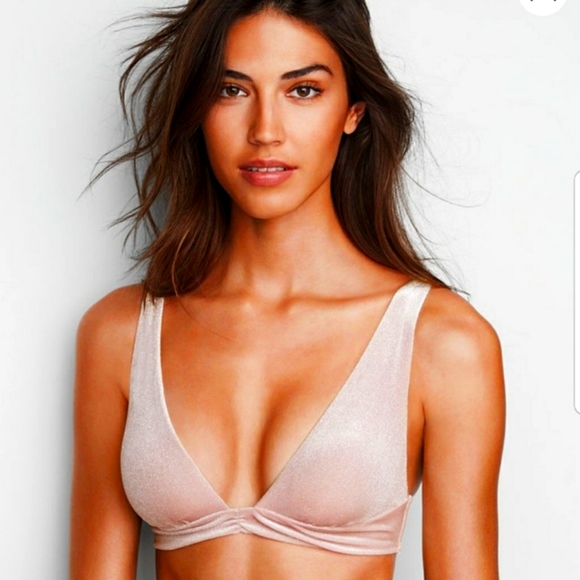 Nwt Victoria's Secret Sparkly Twist Bra Size Large - Picture 2 of 8